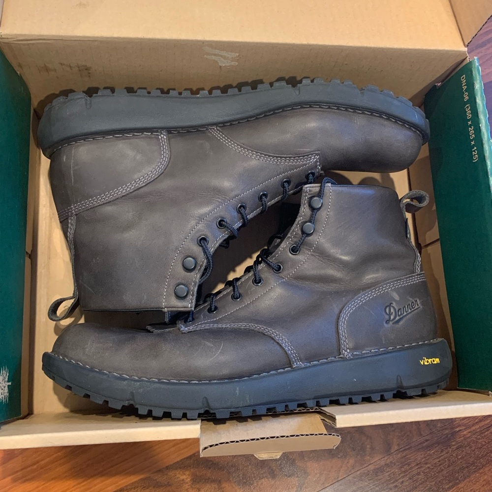 Danner Men's Gray Leather Boots